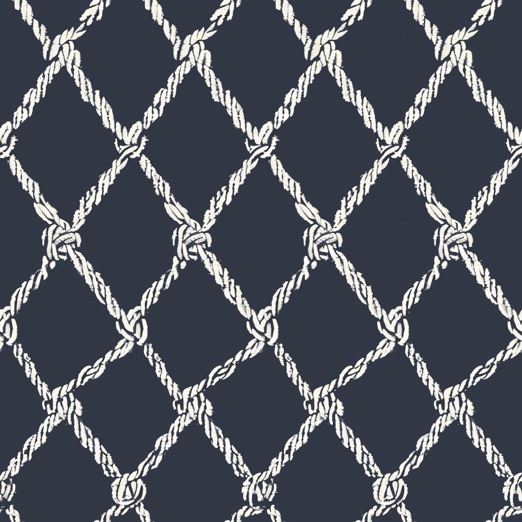 Mariner’s Net Wallpaper - Painted Paper