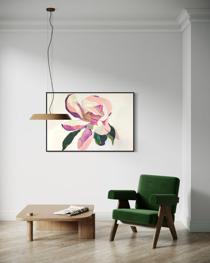 Marnie Abstract Canvas Print - Painted Paper