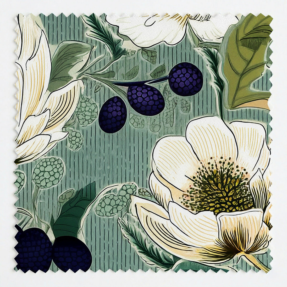 Mary Ella - Fabric - Painted Paper
