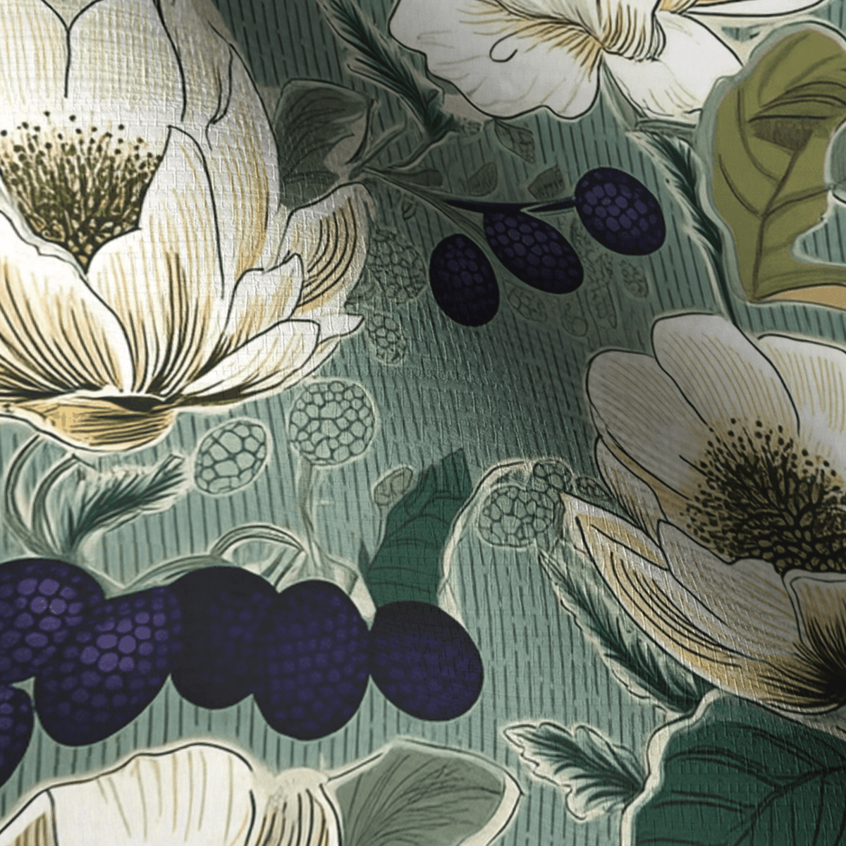 Mary Ella Faux Grasscloth Wallpaper - Painted Paper