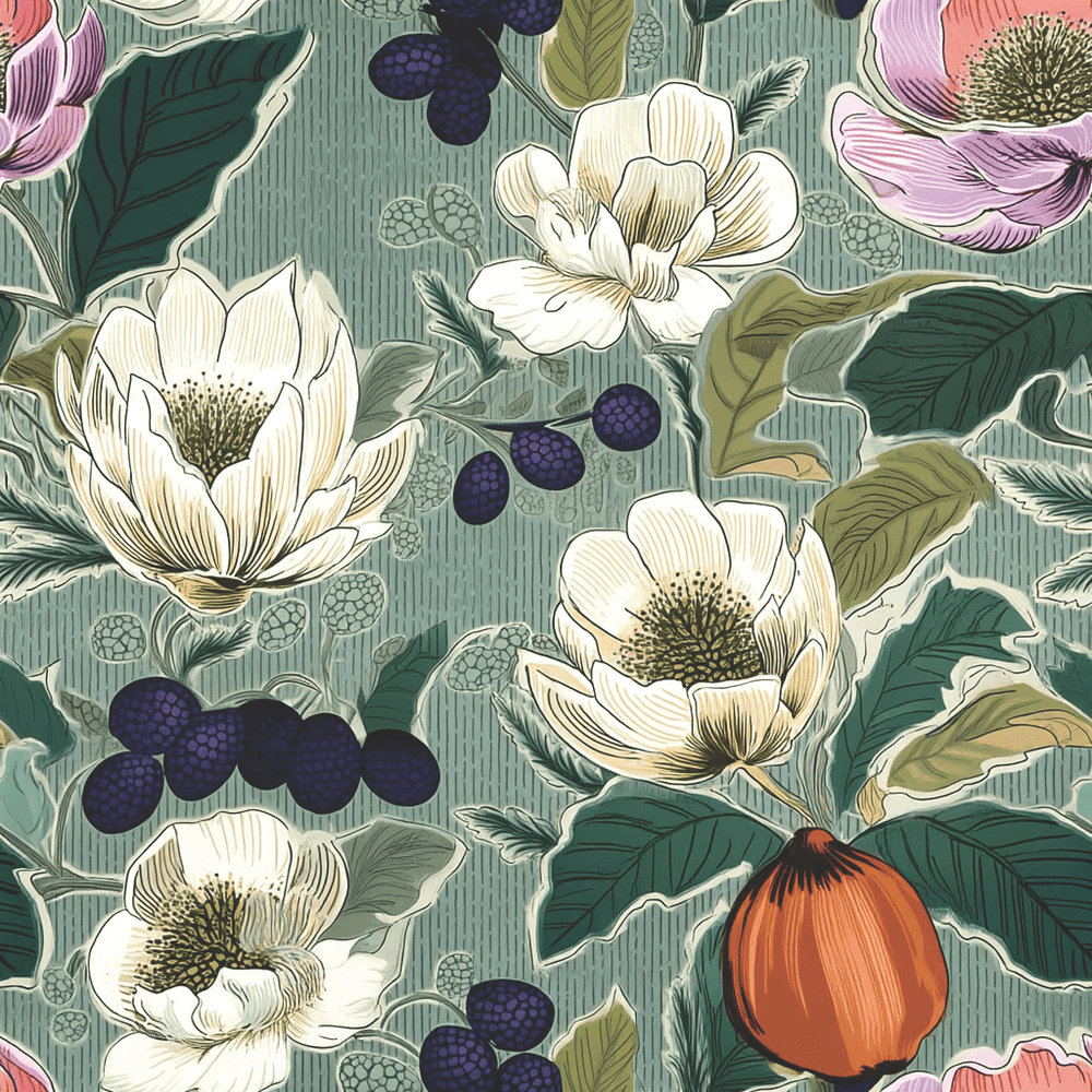 Mary Ella Wallpaper - Painted Paper