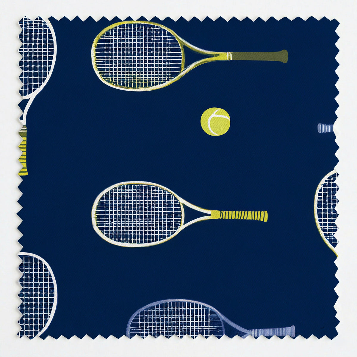 Match Point - Fabric - Painted Paper