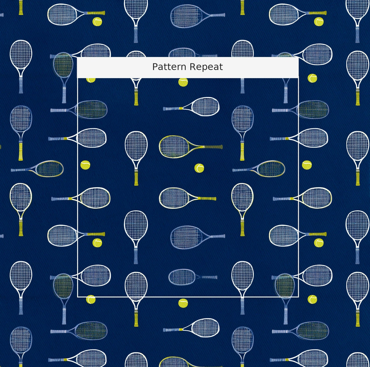 Match Point - Fabric - Painted Paper