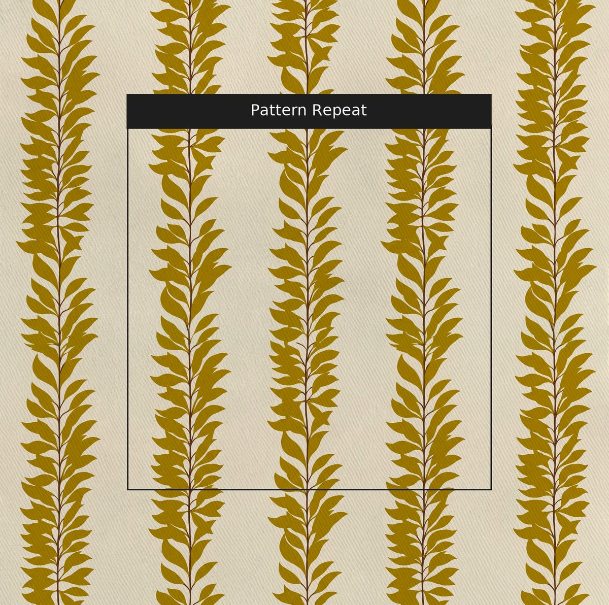 Meander Vine - Fabric - Painted Paper