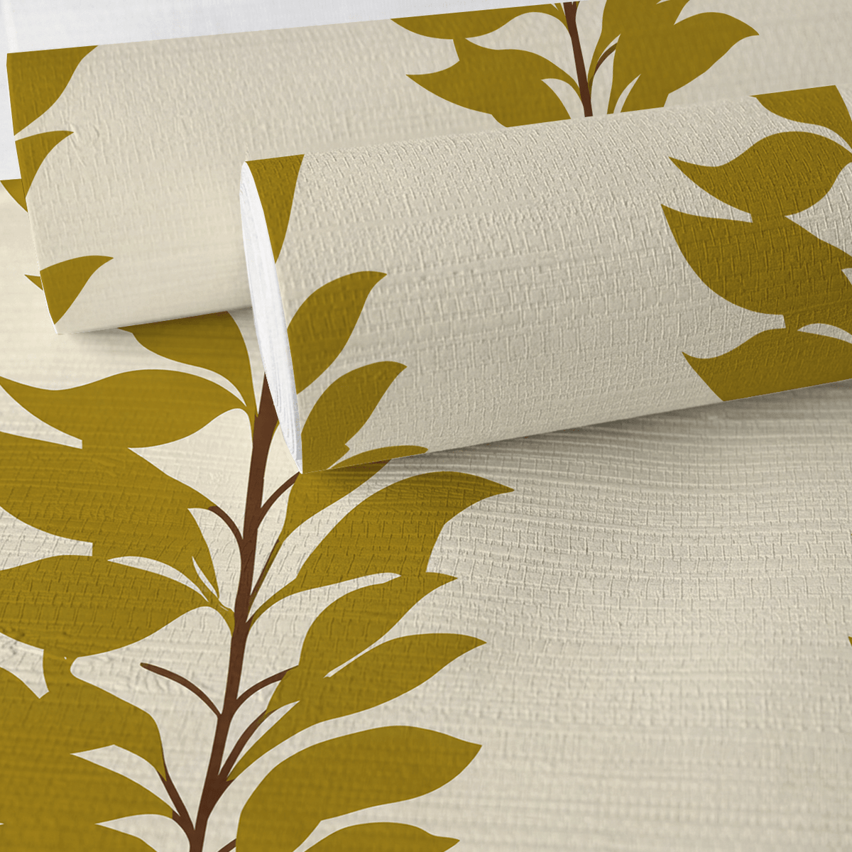 Meander Vine - Faux Grasscloth Wallpaper - Painted Paper