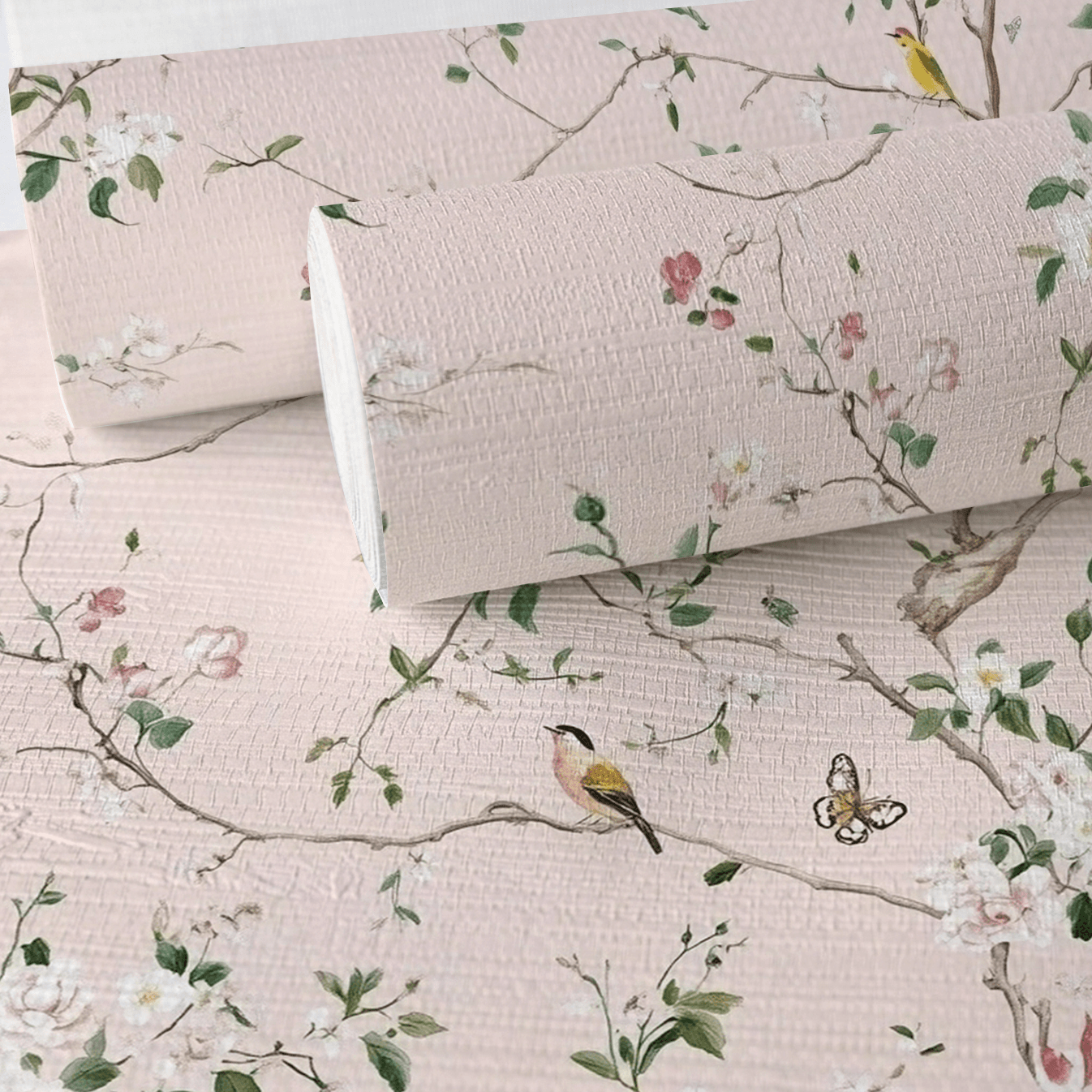 Mena Faux Grasscloth Wallpaper - Painted Paper