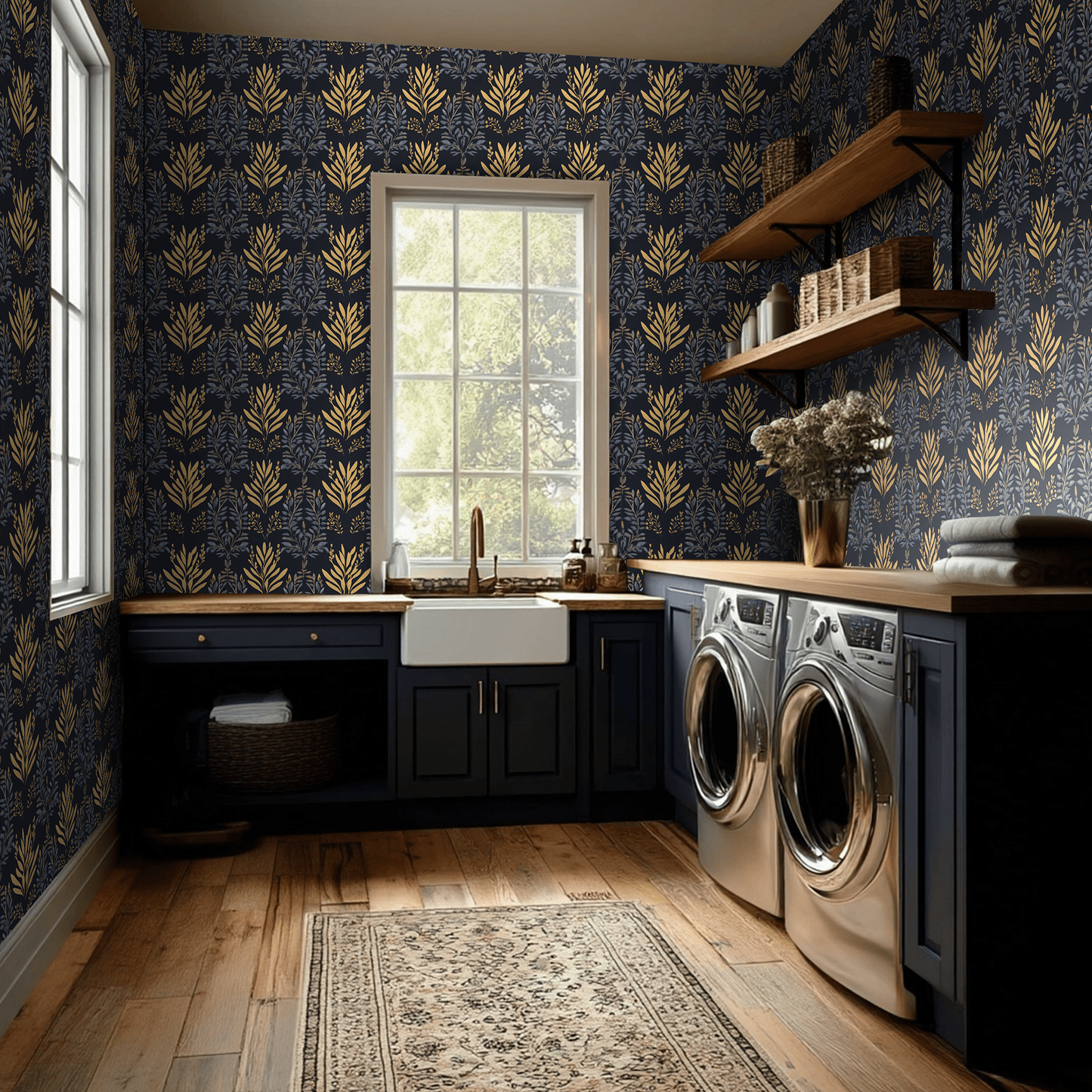 Merritt Wallpaper - Painted Paper