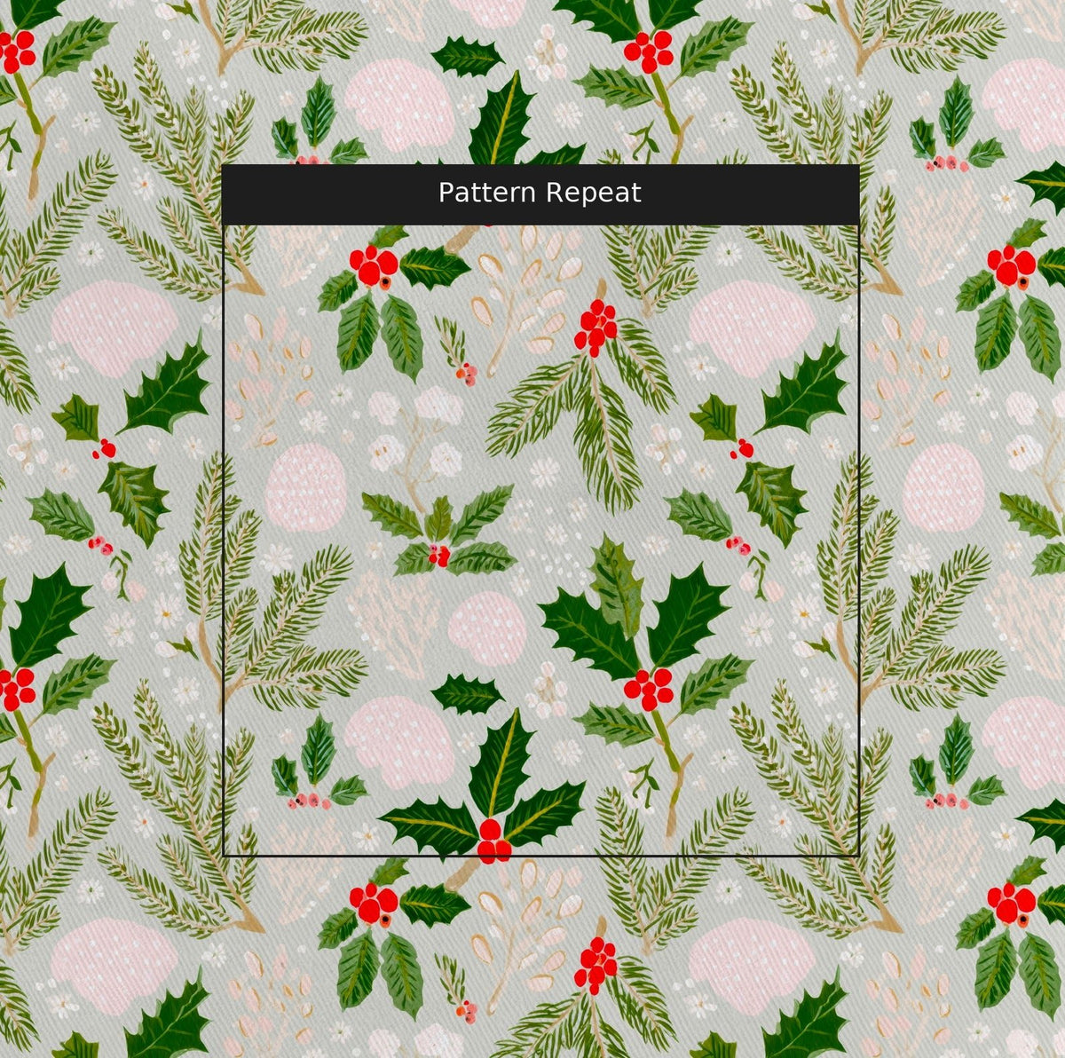 Merry & Bright - Fabric - Painted Paper