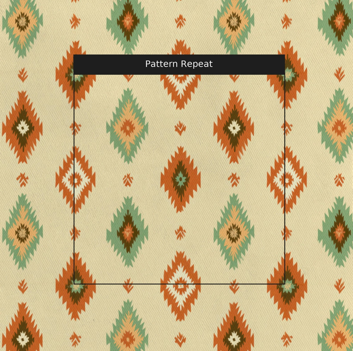 Mesa Diamonds - Fabric - Painted Paper