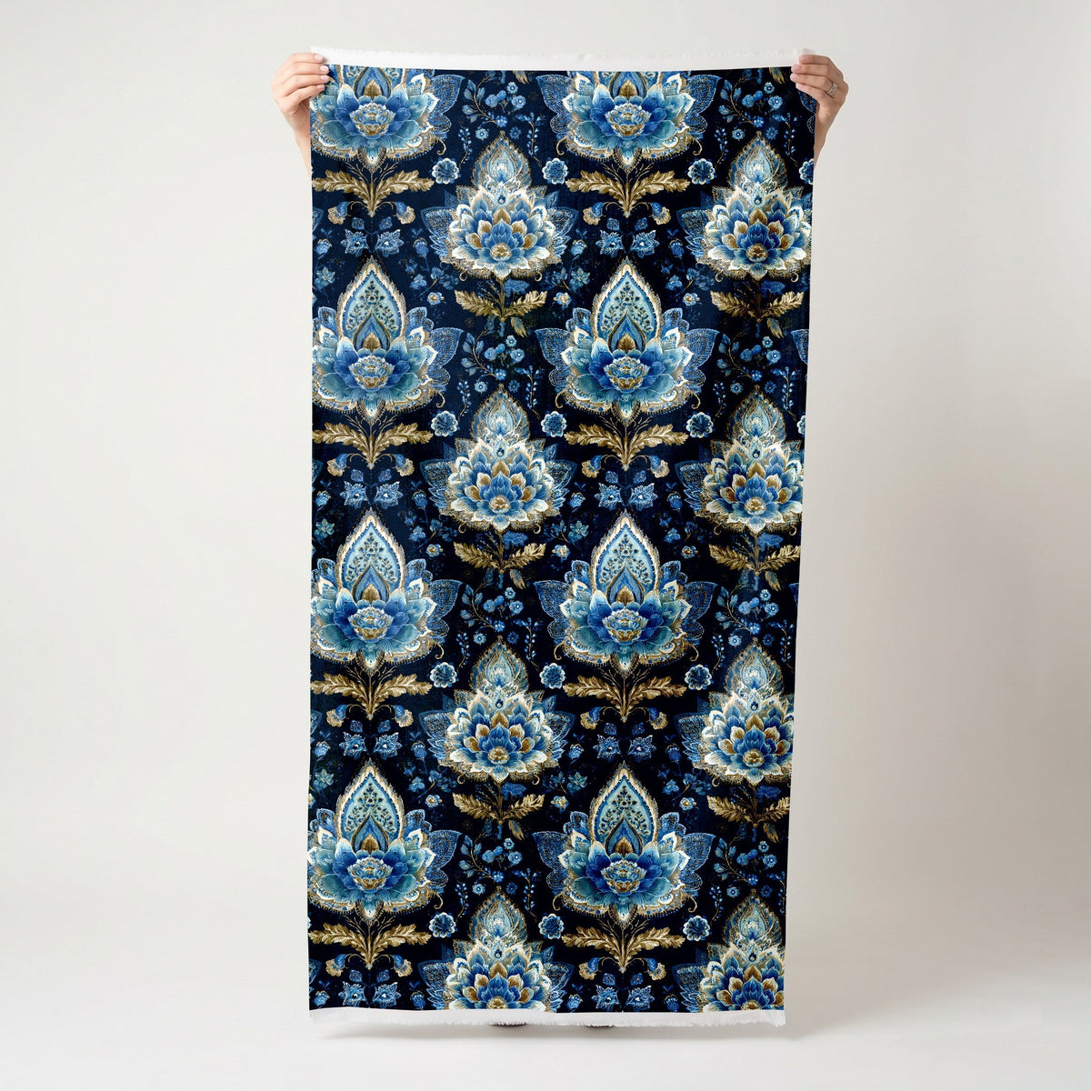 Midnight Court - Fabric - Painted Paper