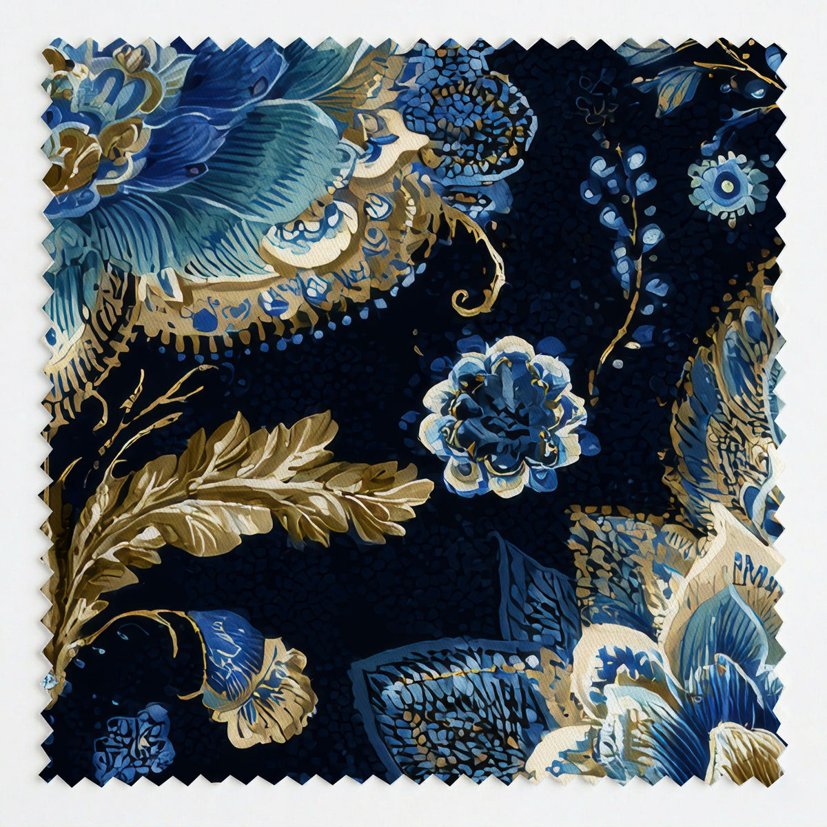 Midnight Court - Fabric - Painted Paper