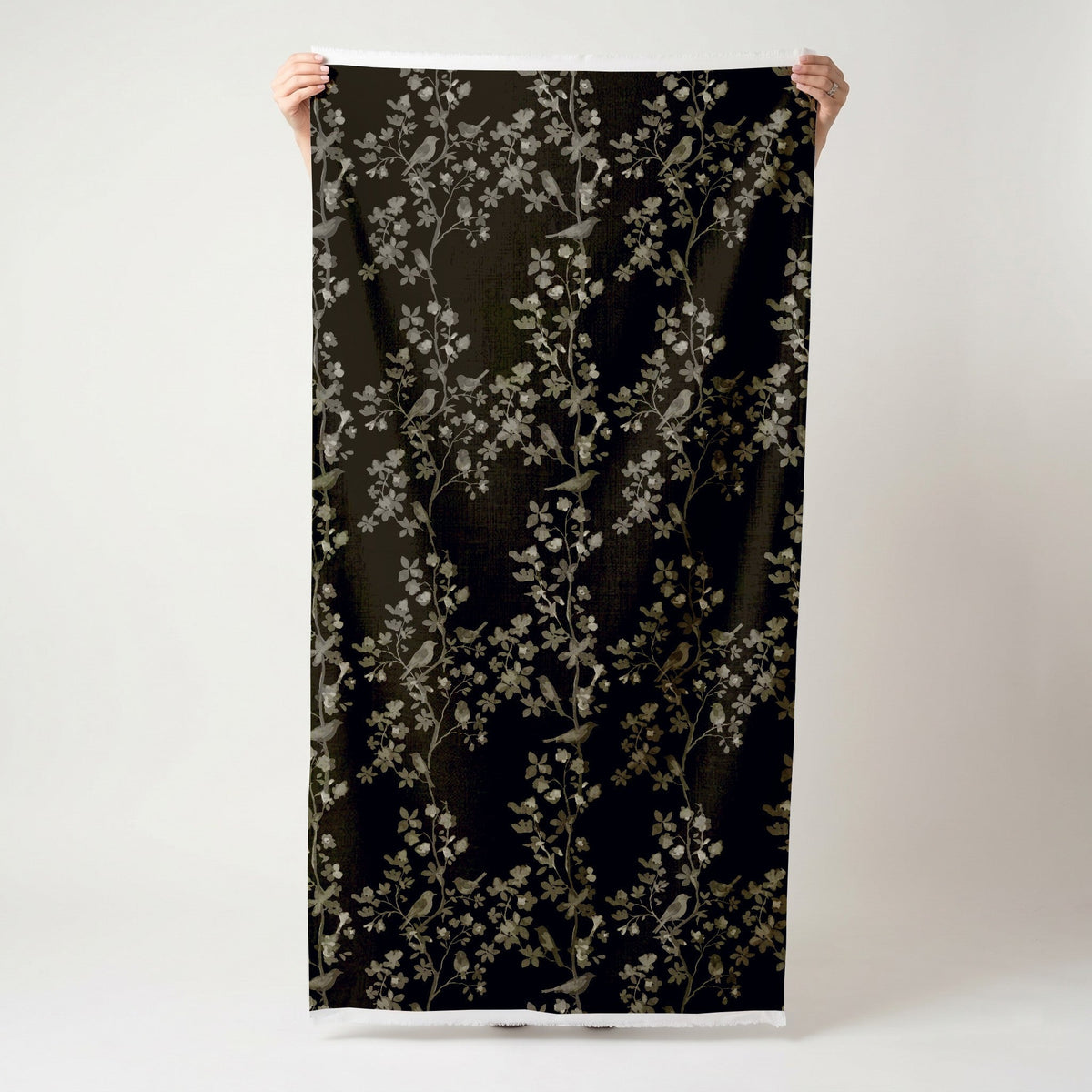Midnight in the Garden - Fabric - Painted Paper