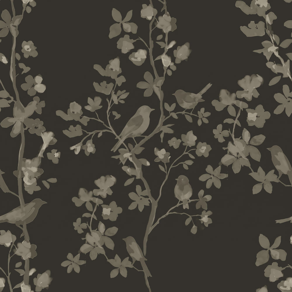 Midnight in the Garden Wallpaper - Painted Paper
