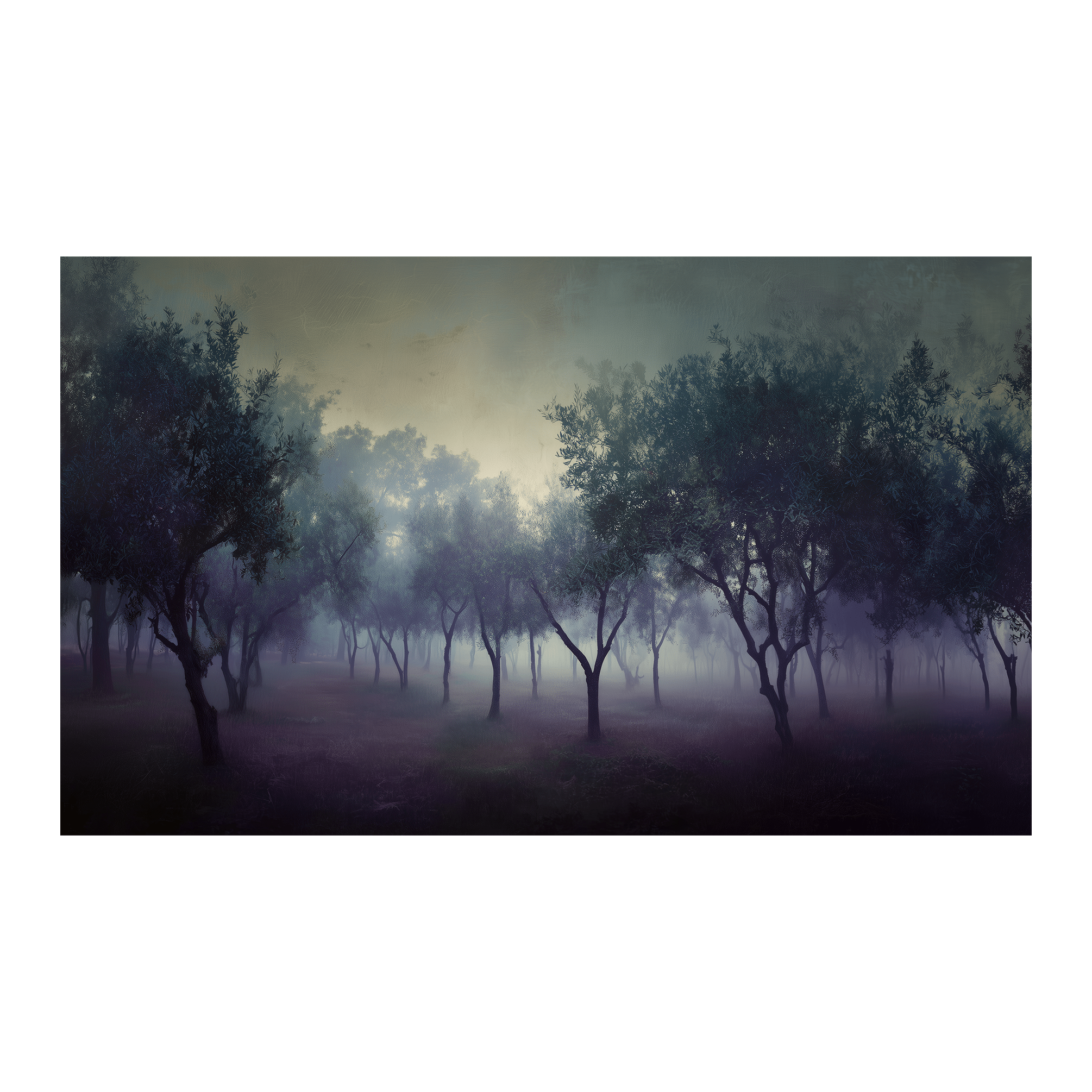 Midnight Orchard - Tapestry - Painted Paper
