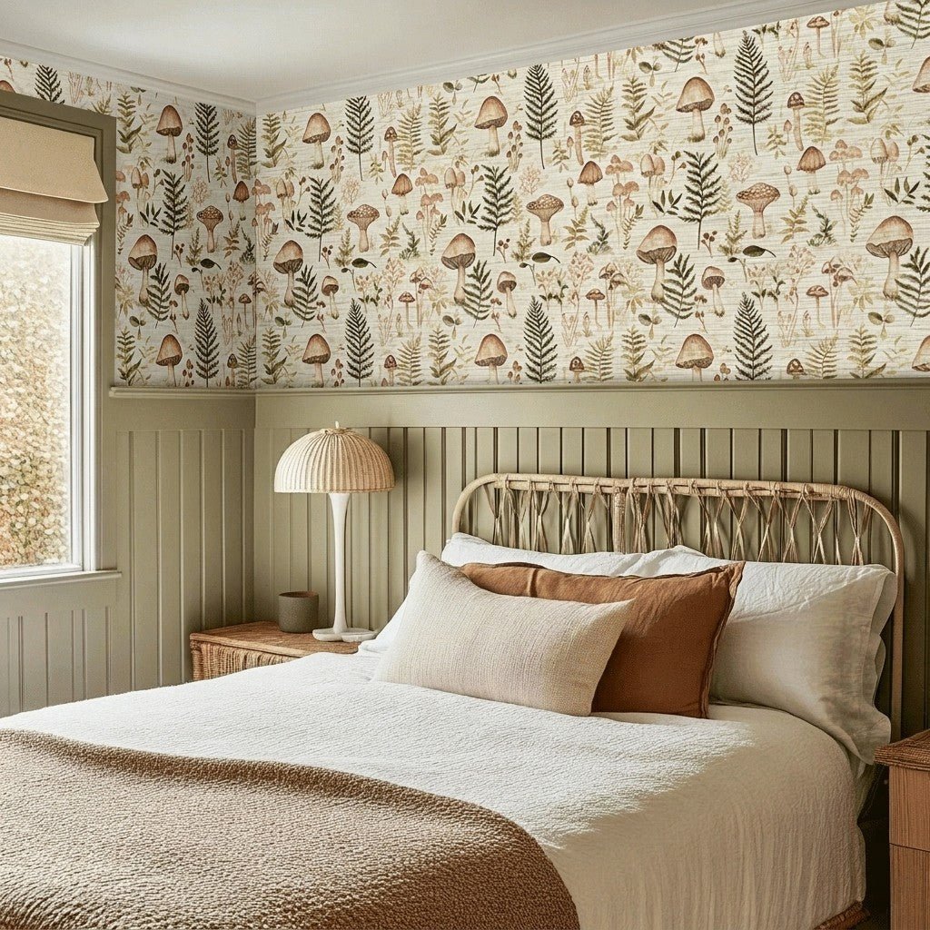 Midsummer Grove Faux Grasscloth Wallpaper - Painted Paper