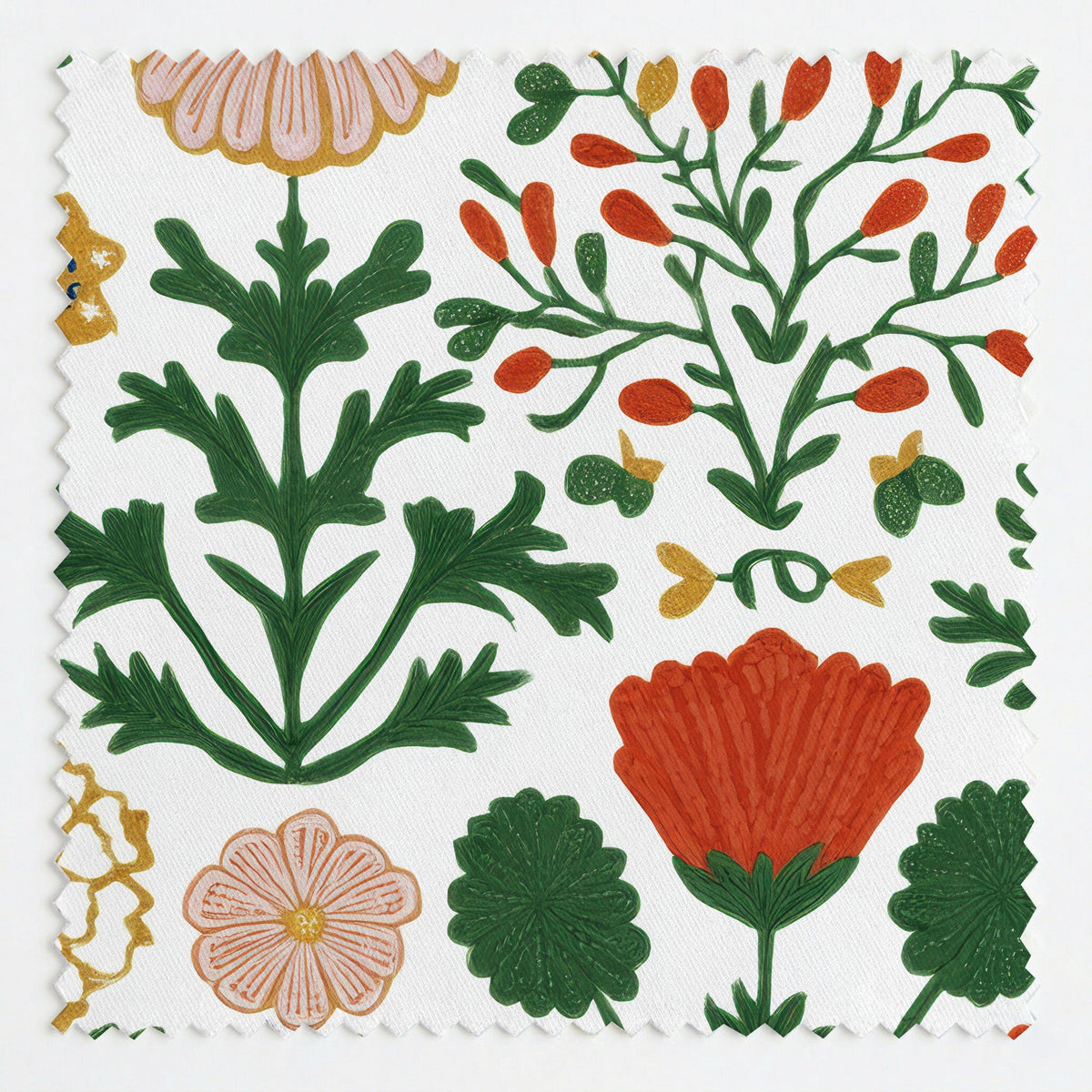 Milagros - Fabric - Painted Paper