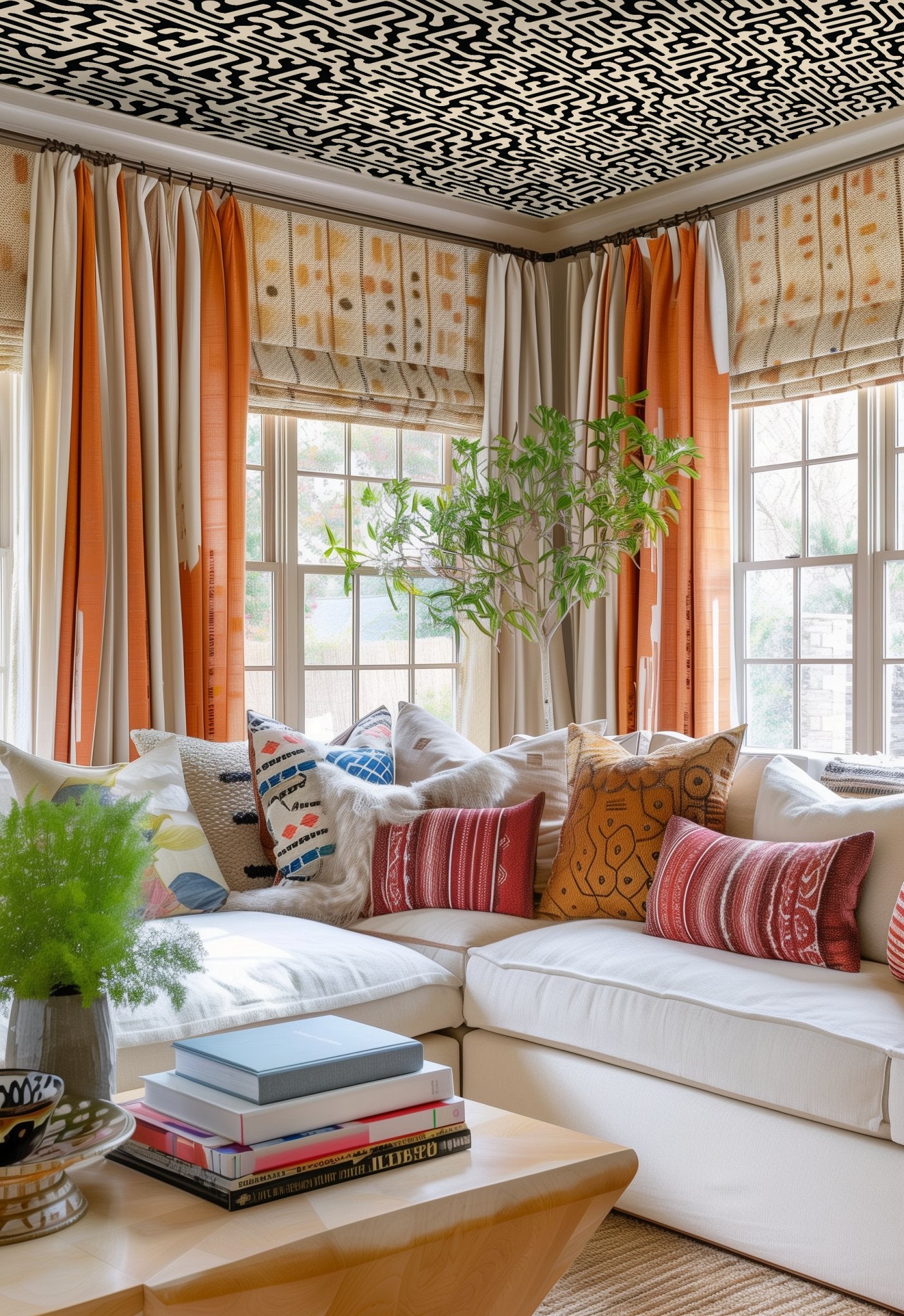 Milo Maze Wallpaper - Painted Paper