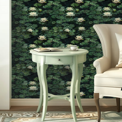 Milton Lillies Wallpaper - Painted Paper