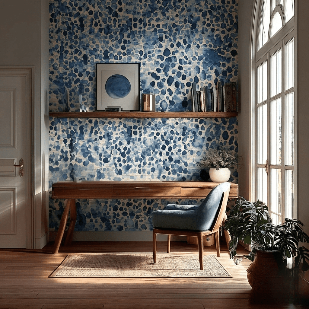 Mirren Faux Grasscloth Wallpaper - Painted Paper
