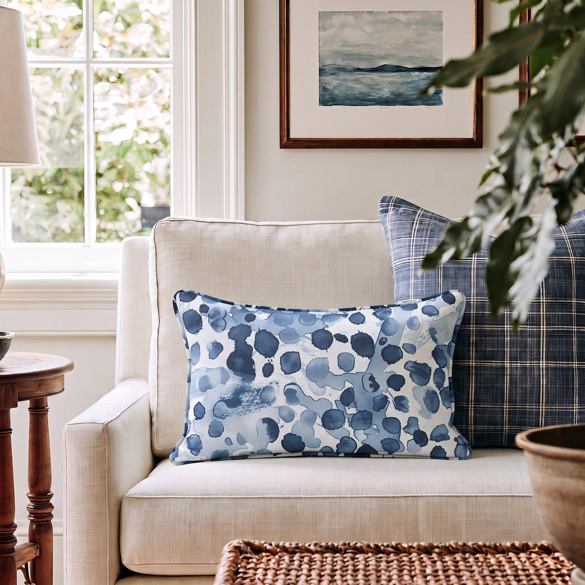 Mirren Throw Pillow - Painted Paper