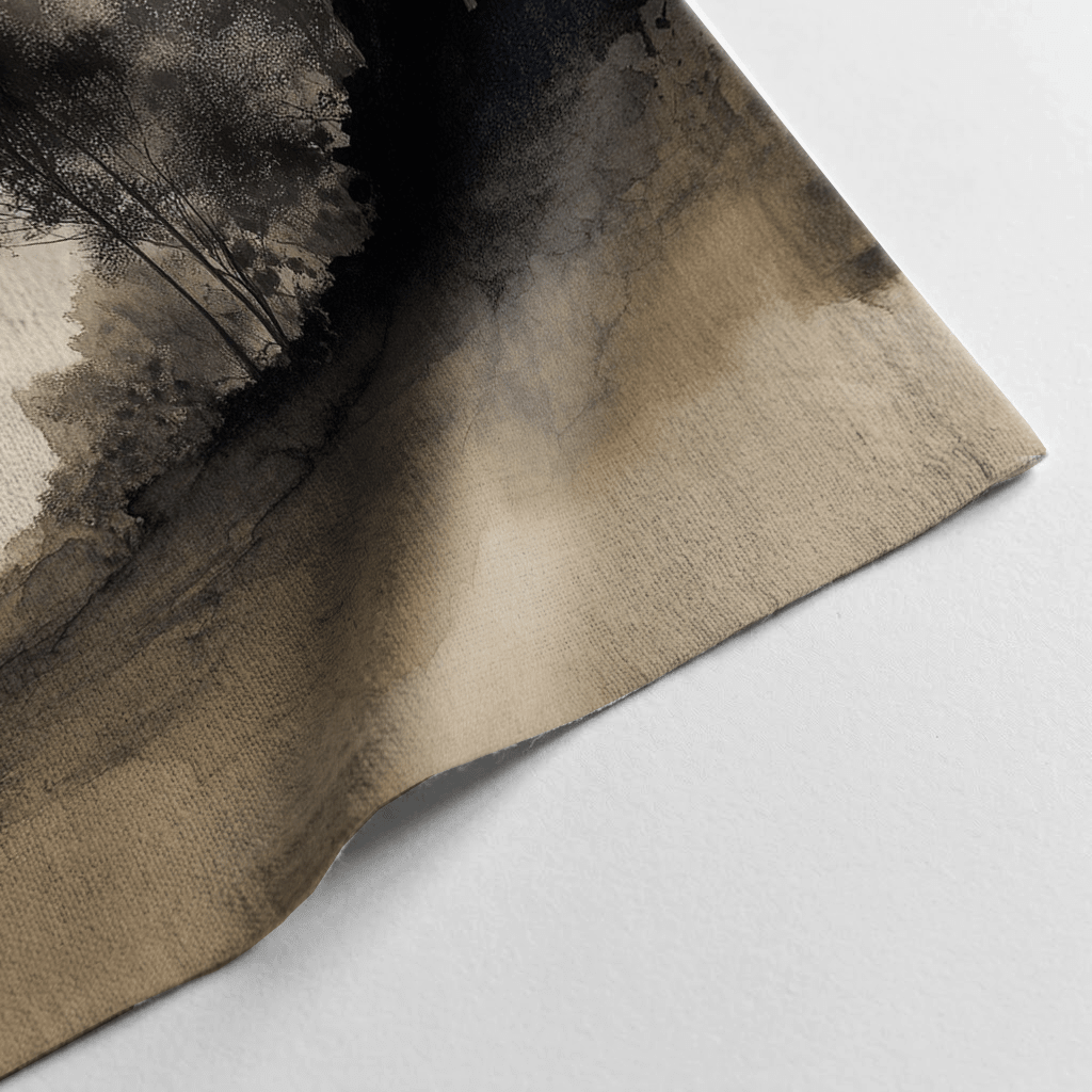 Mist and Ridge - Tapestry - Painted Paper