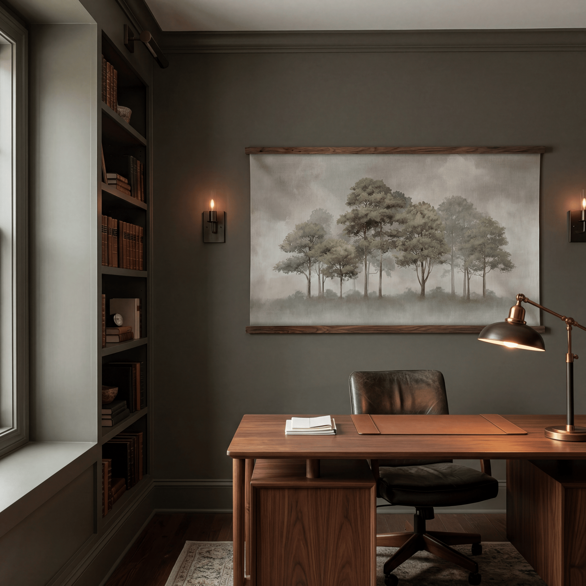 Misty Grove - Tapestry - Painted Paper