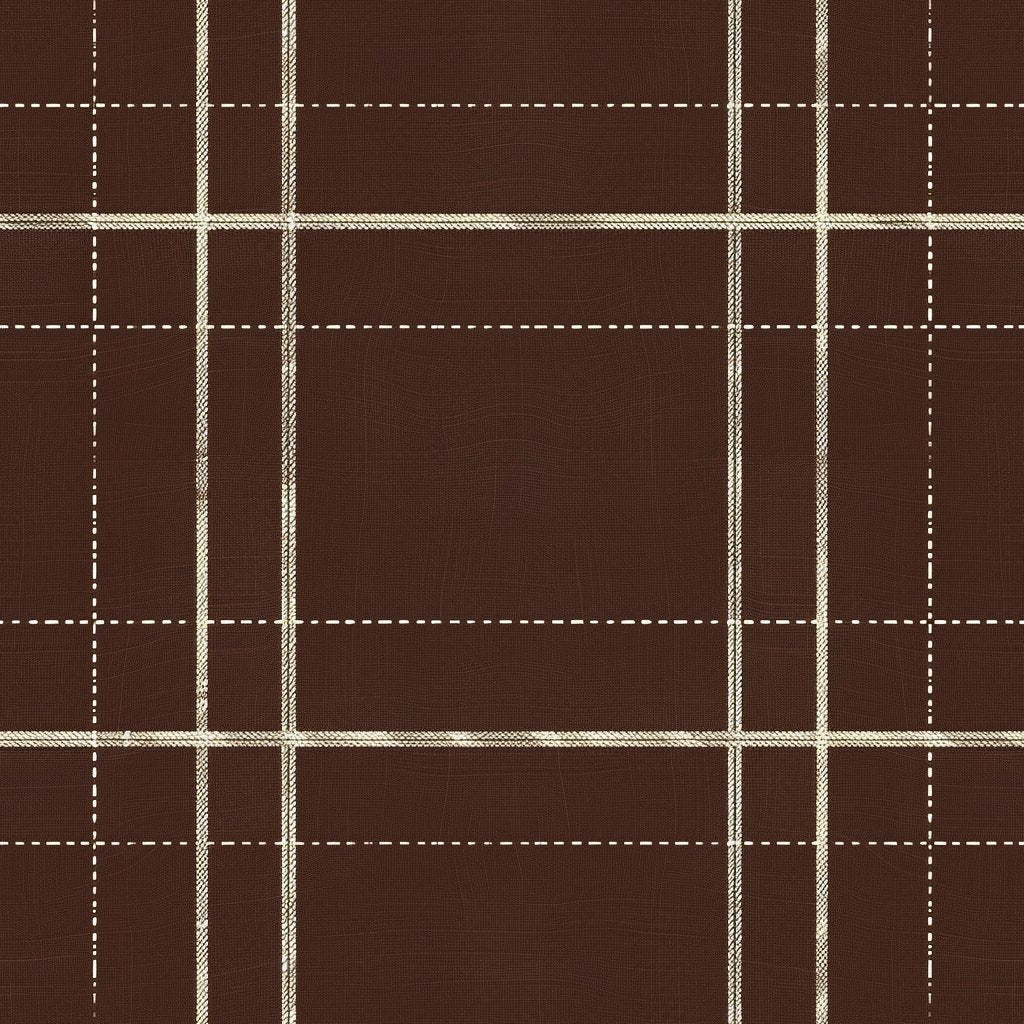 Mocha Tartan Wallpaper - Painted Paper