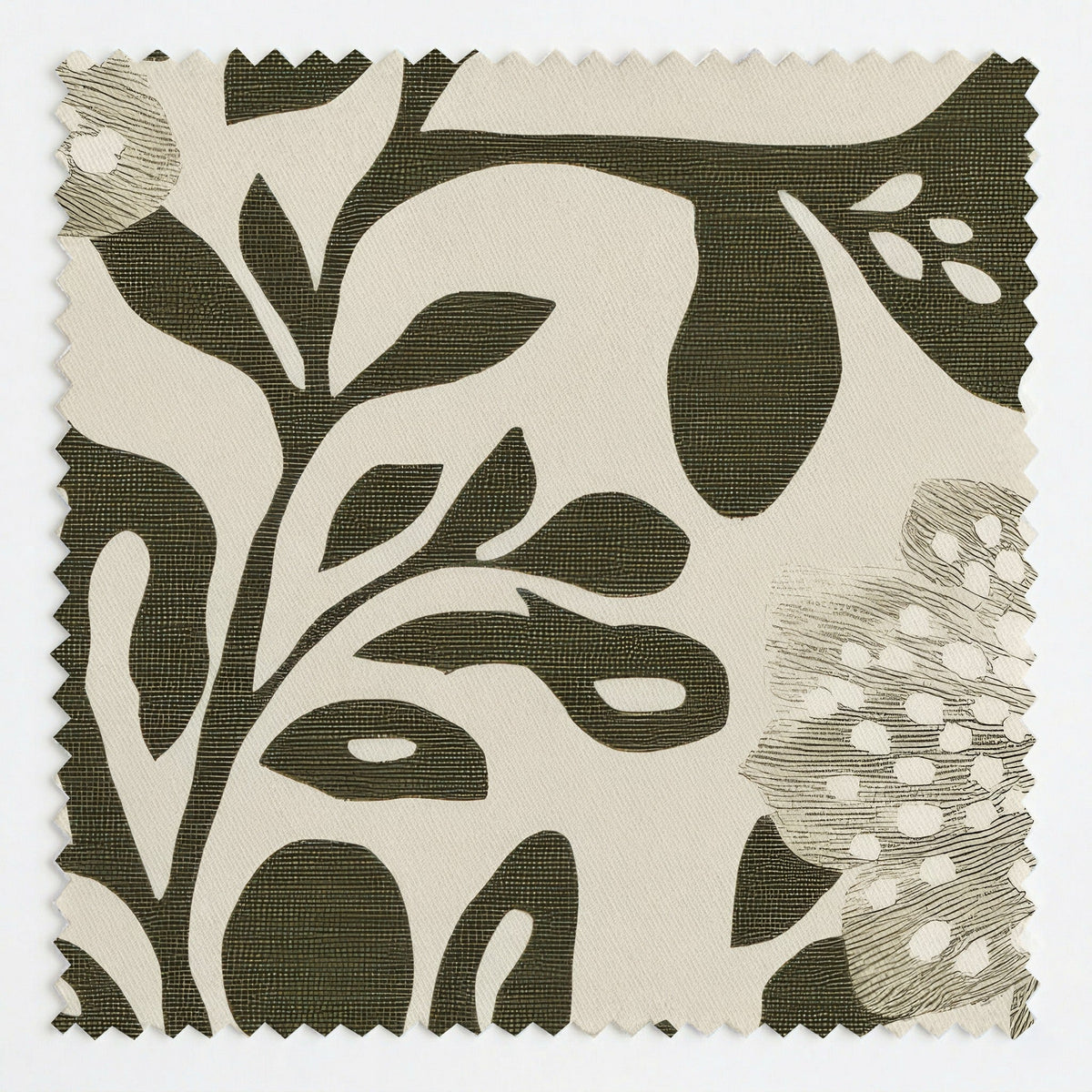 Modern Flora - Fabric - Painted Paper