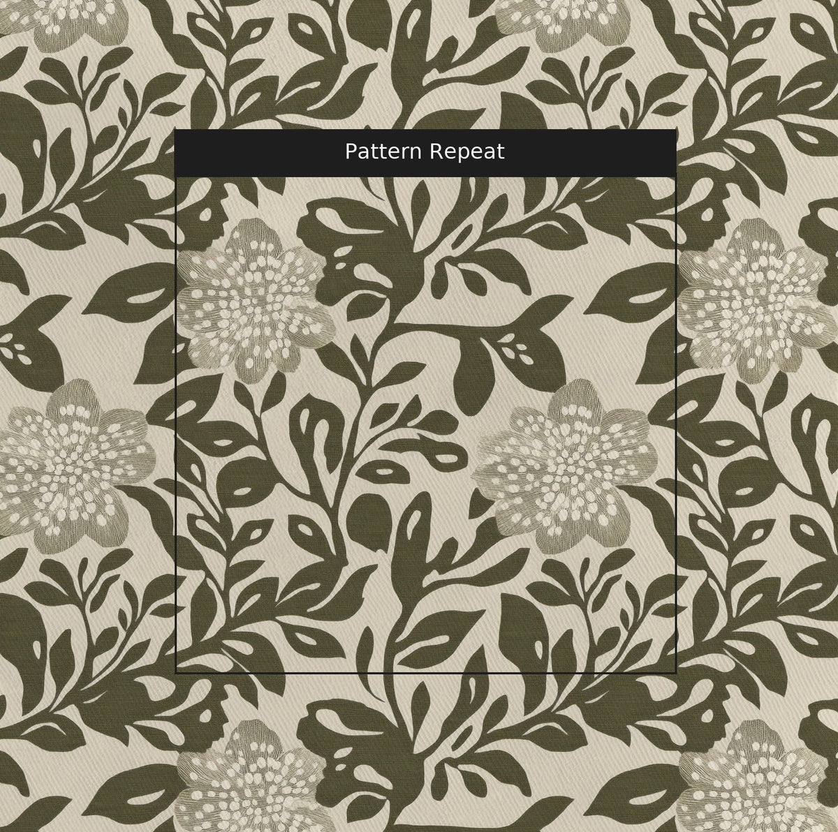 Modern Flora - Fabric - Painted Paper