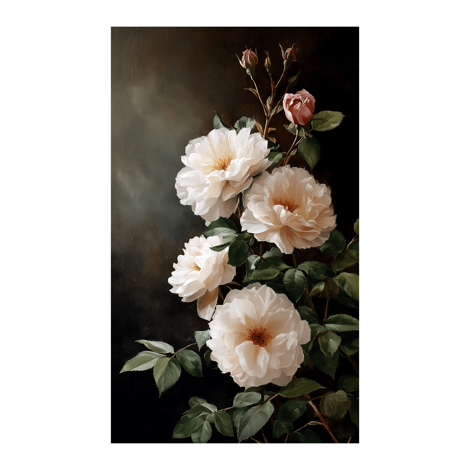 Molly Blooms - Tapestry - Painted Paper