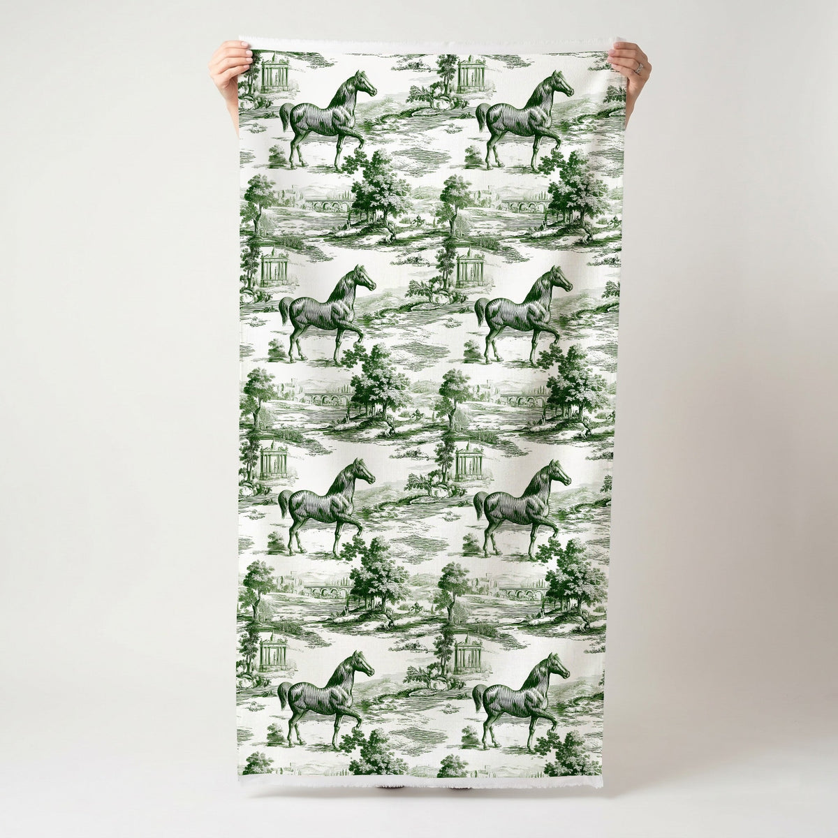 Money Horse Toile - Fabric - Painted Paper