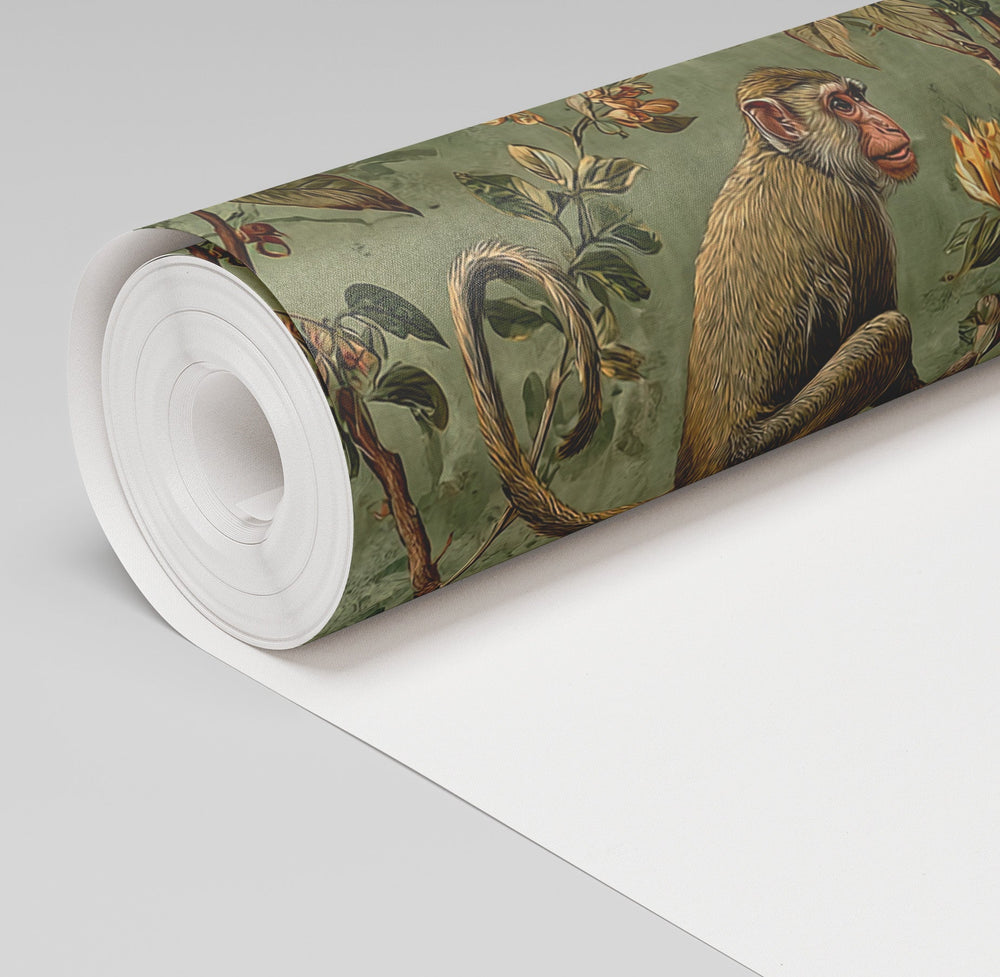 Monkey Business Wallpaper - Painted Paper