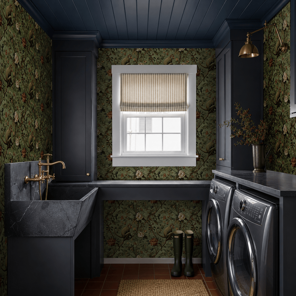 Monkey Business Wallpaper - Painted Paper
