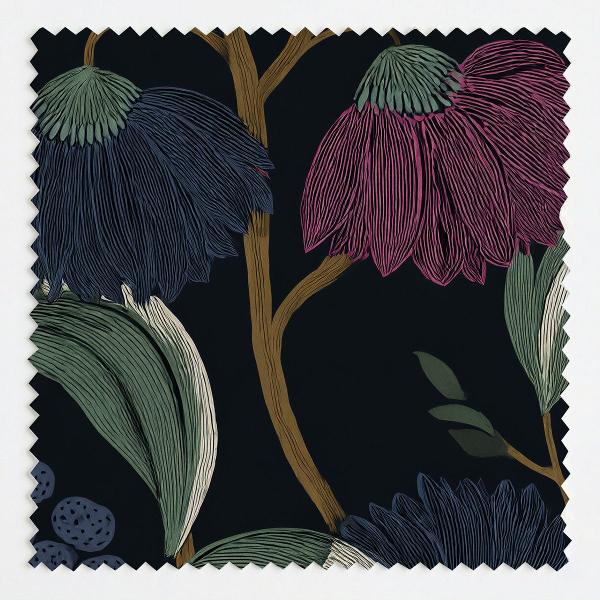 Moody Margo - Fabric - Painted Paper