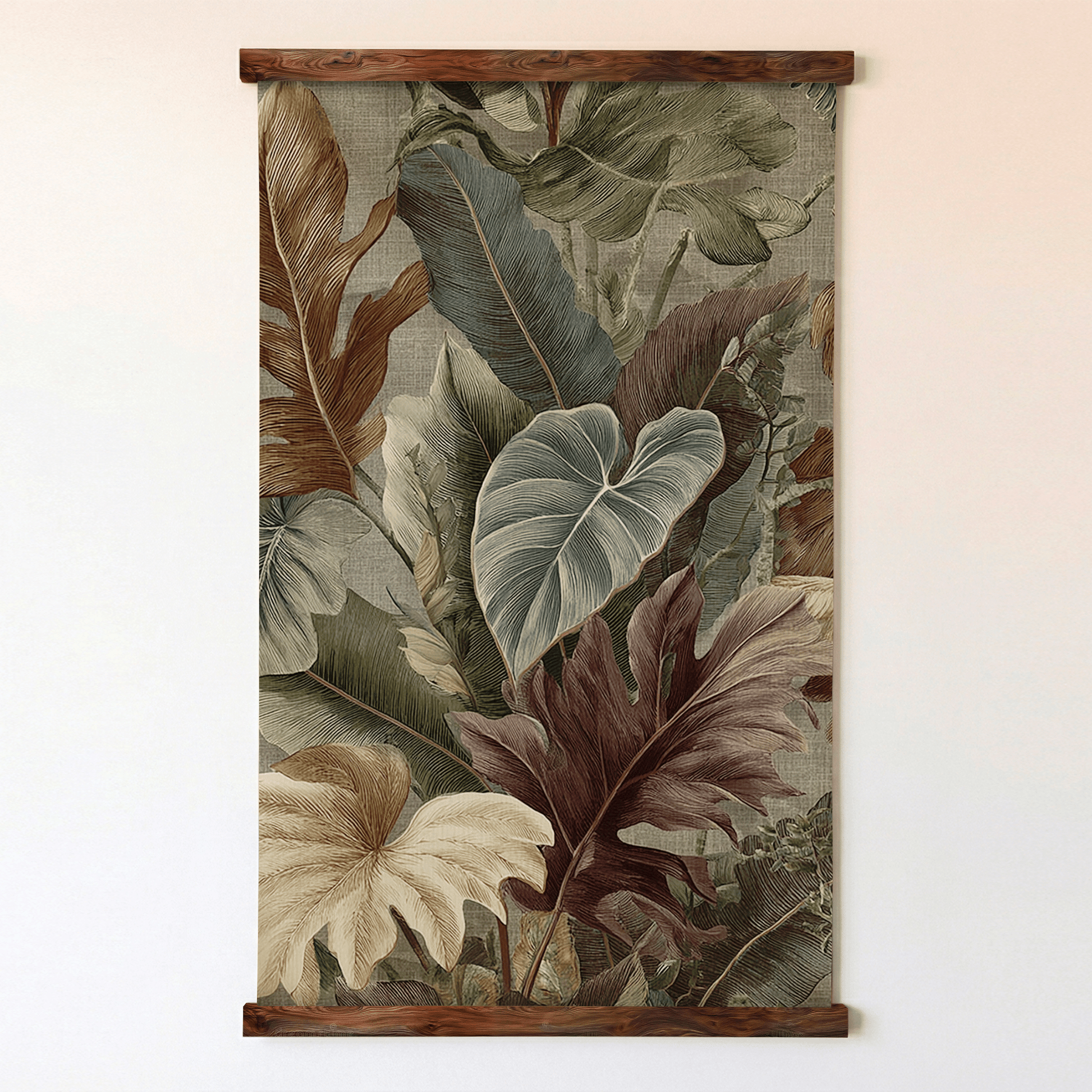 Moody Tropical Layers - Tapestry - Painted Paper