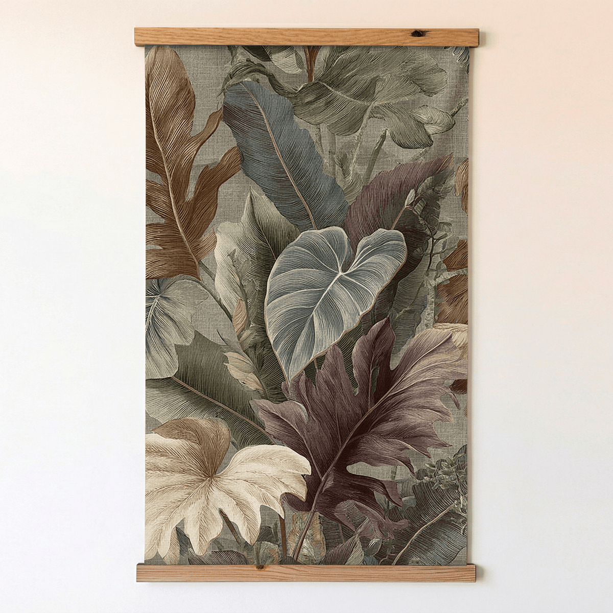 Moody Tropical Layers - Tapestry - Painted Paper