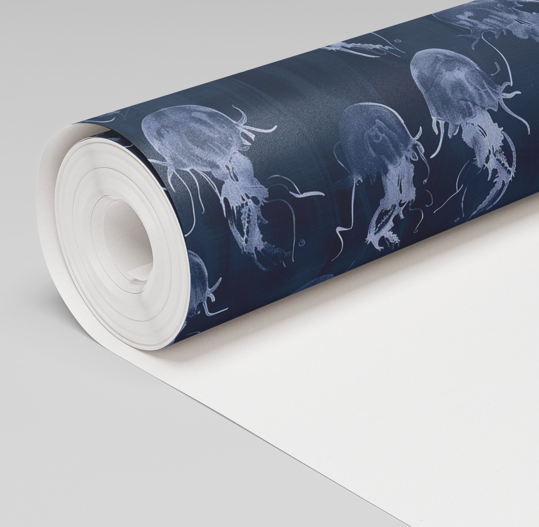 Moon Jelly Drift Wallpaper - Painted Paper