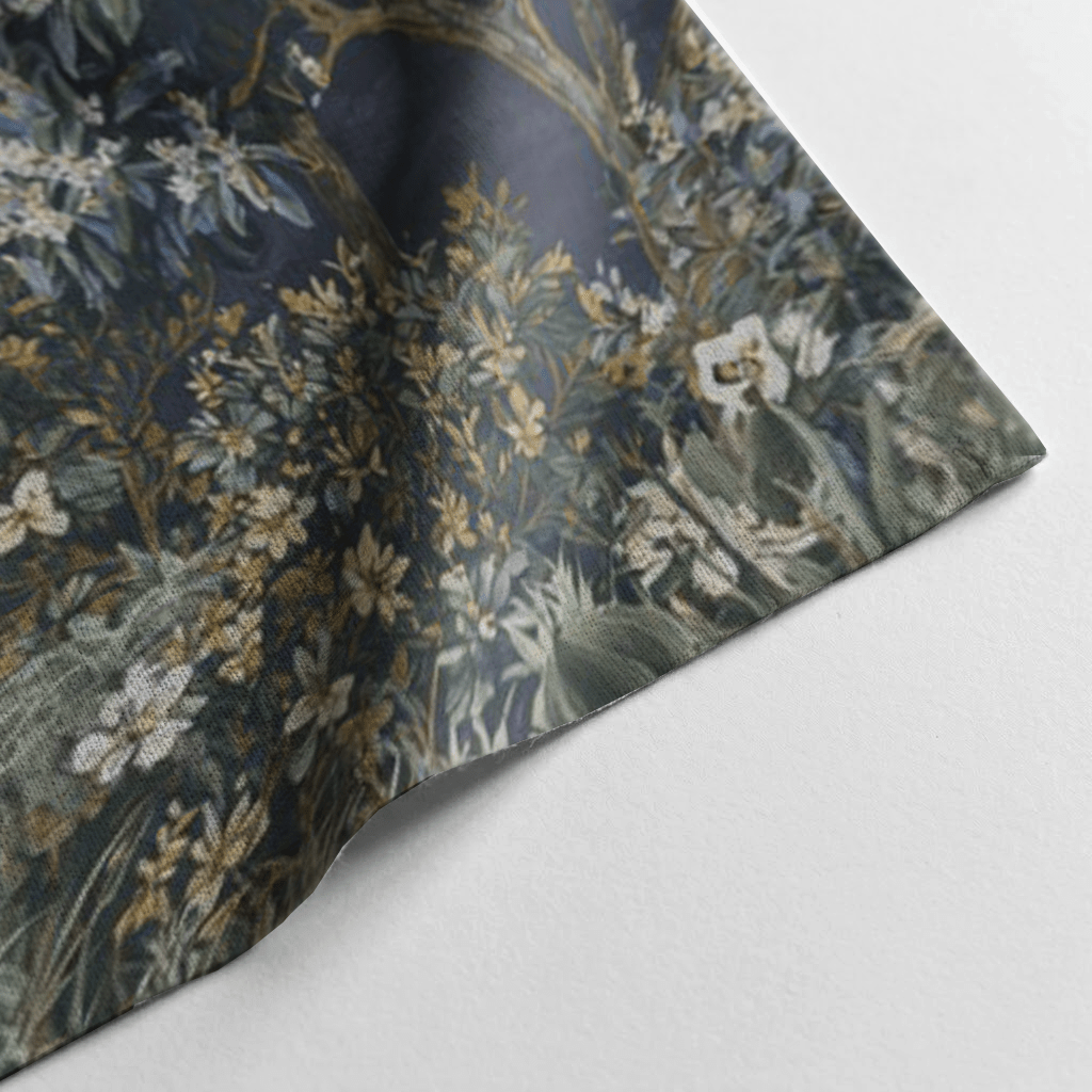 Moonlit Garden - Tapestry - Painted Paper