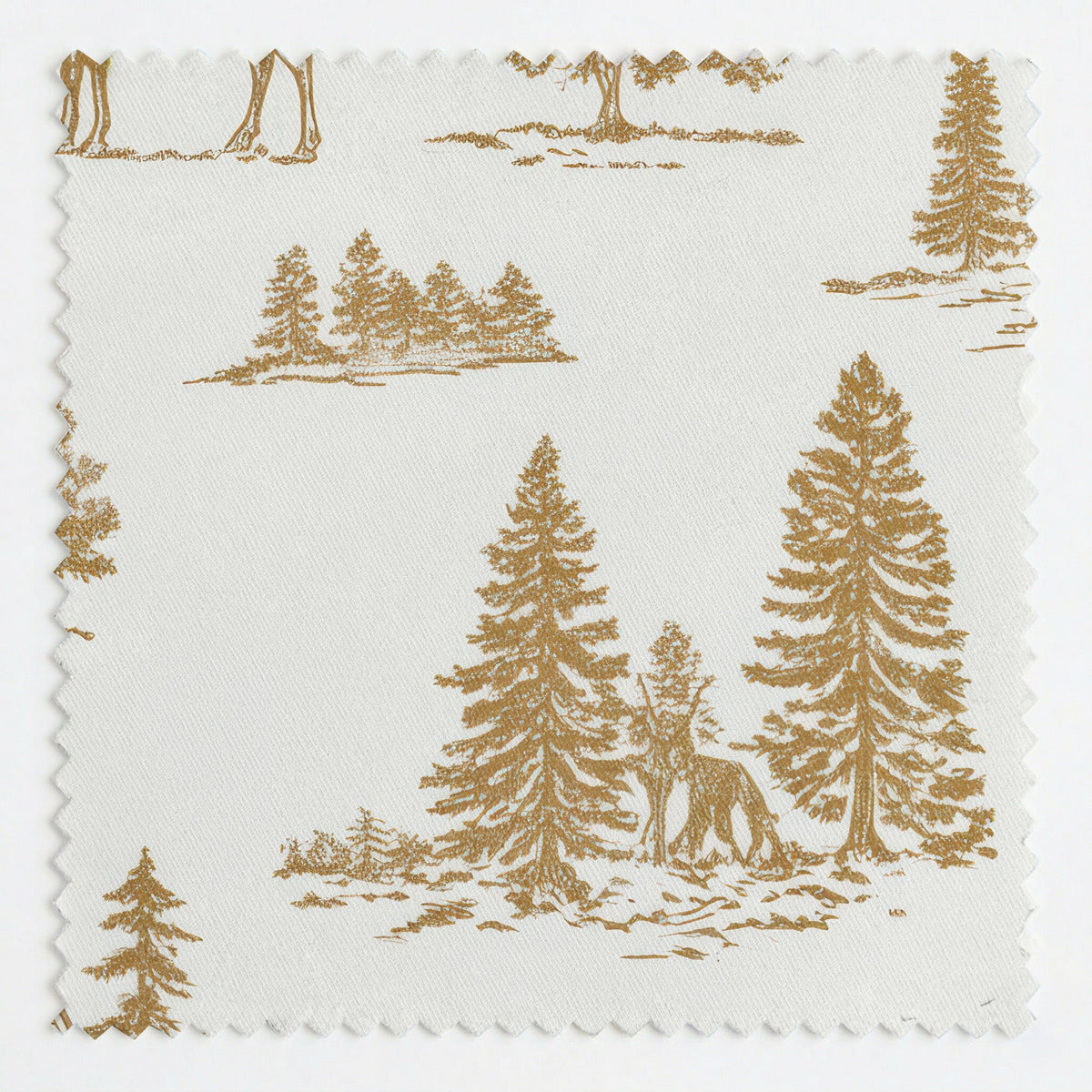 Moose's Lodge - Fabric - Painted Paper