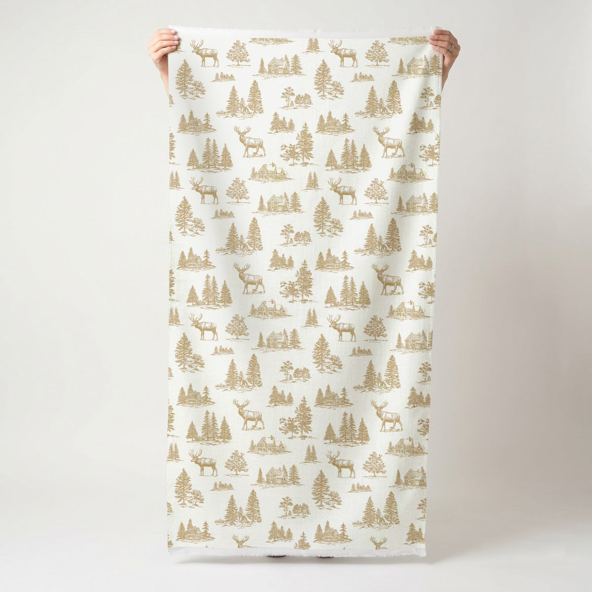 Moose's Lodge - Fabric - Painted Paper