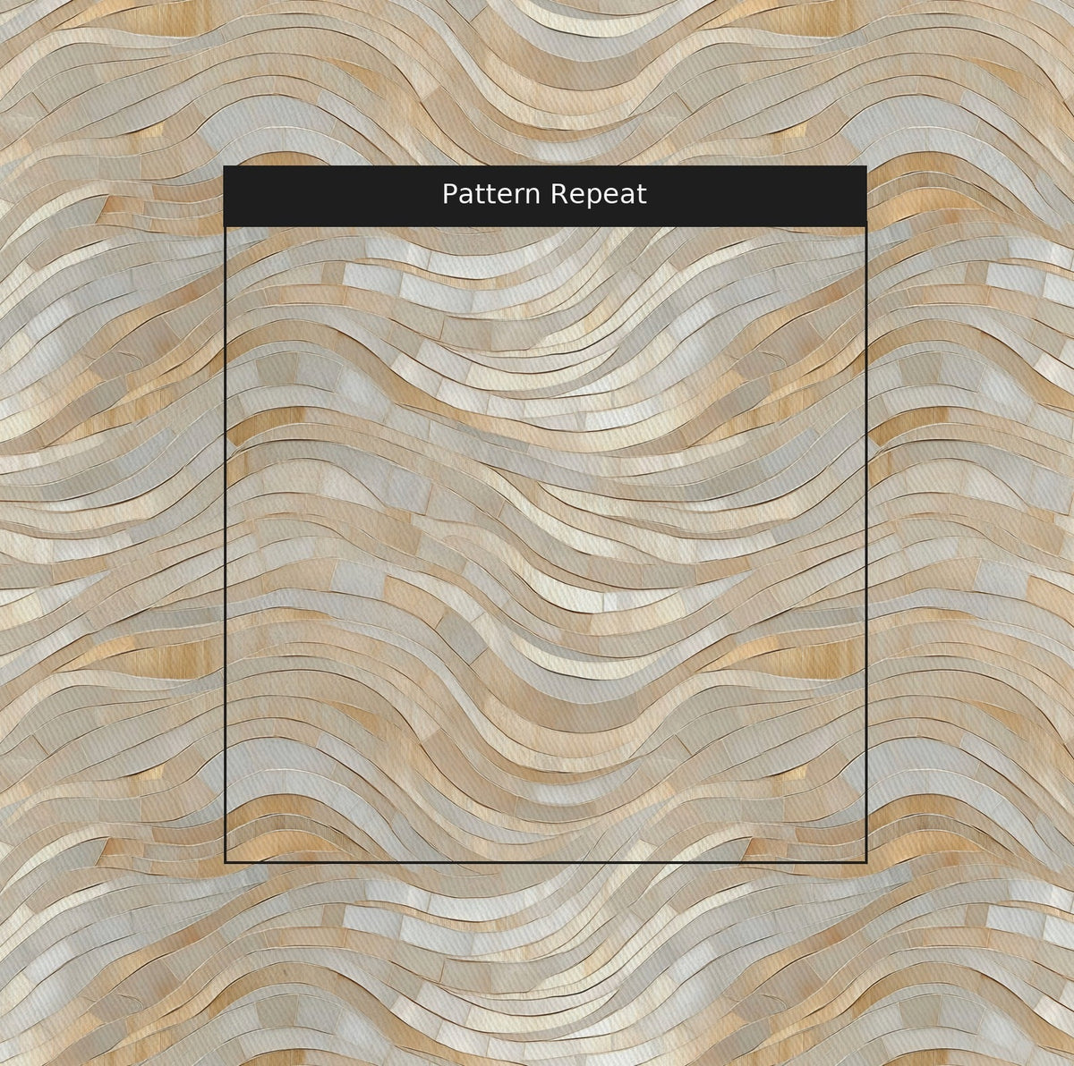 Mosaic Harmony - Fabric - Painted Paper