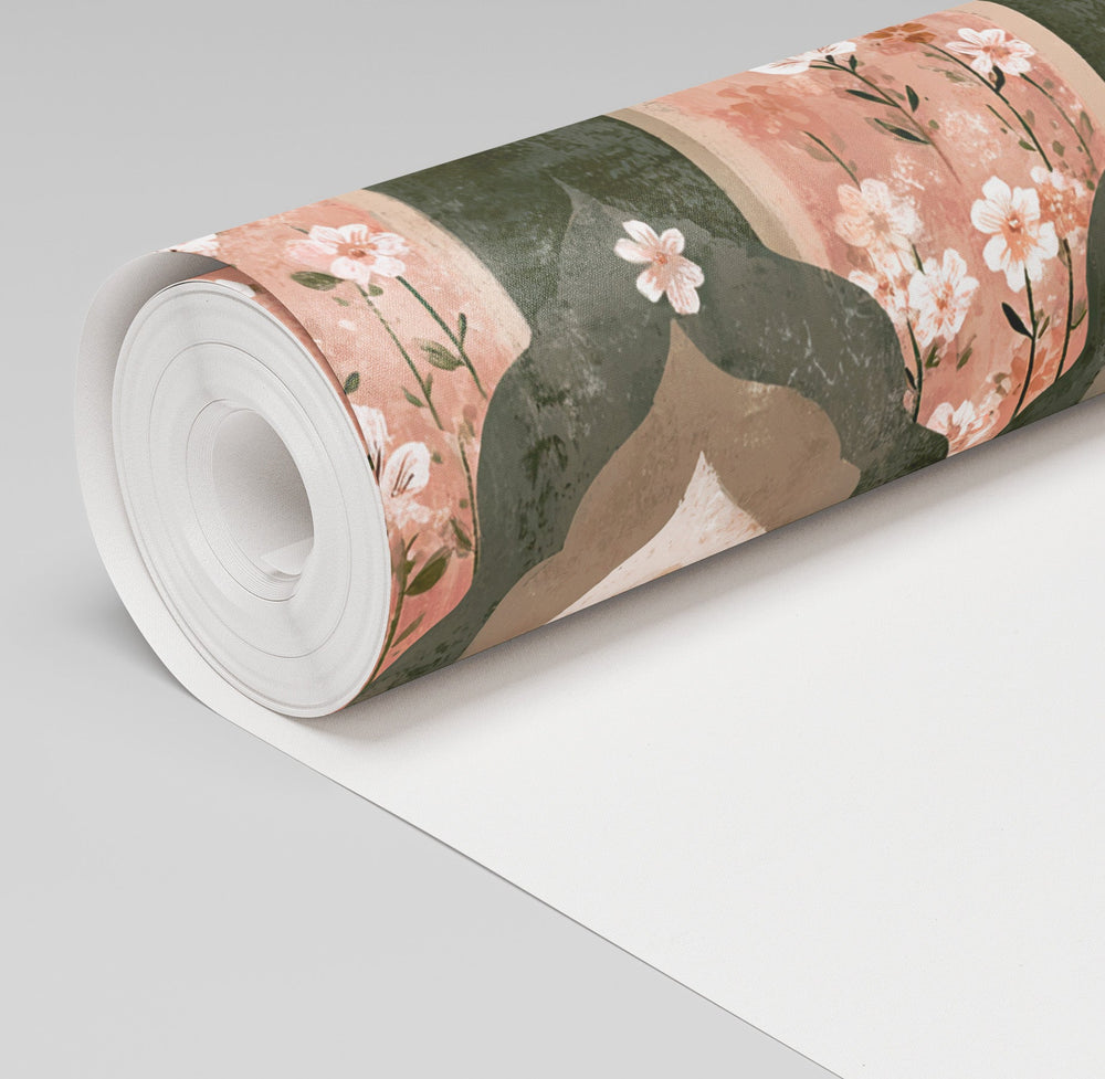 Mosaic Layer Wallpaper - Painted Paper