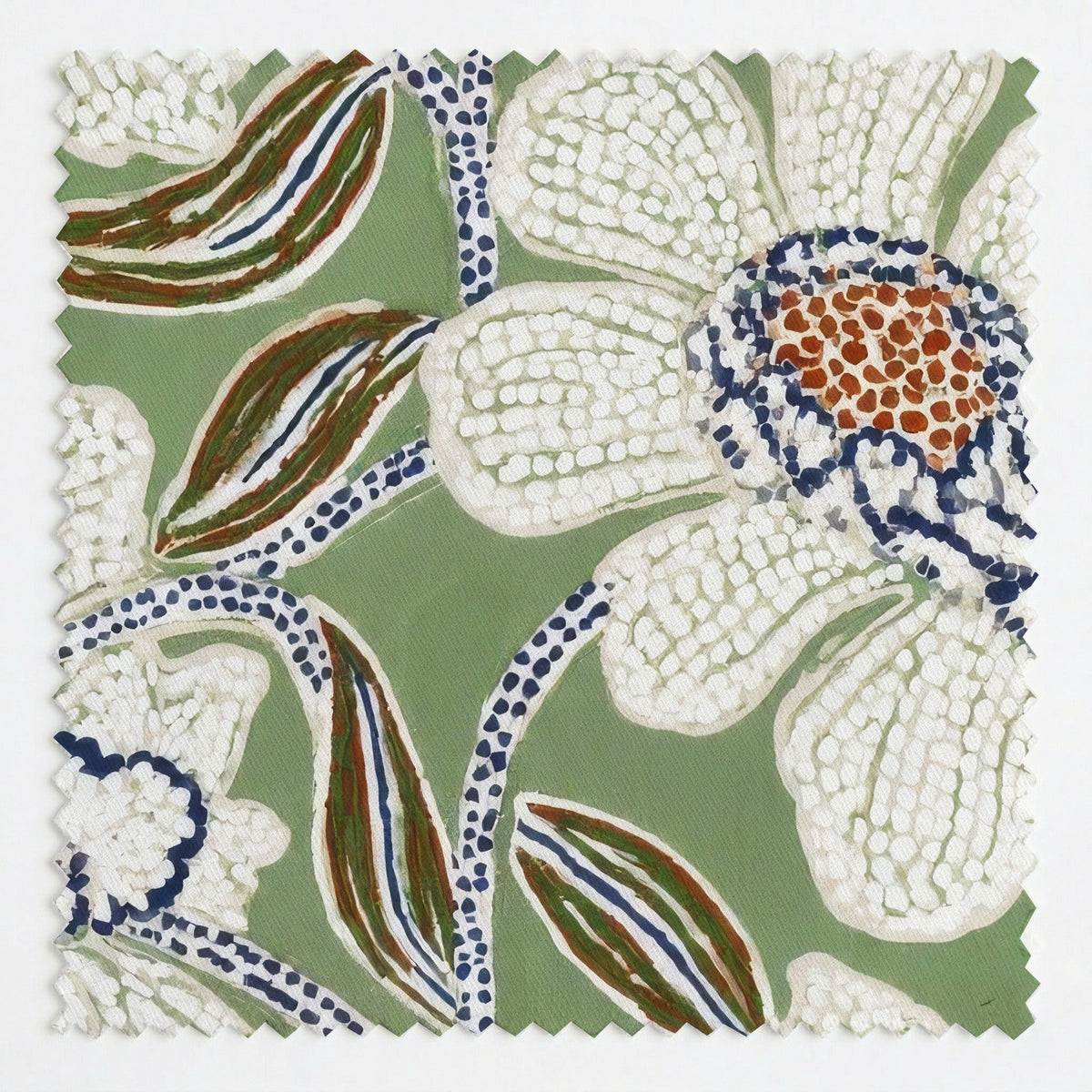 Mosaic Meadows - Fabric - Painted Paper
