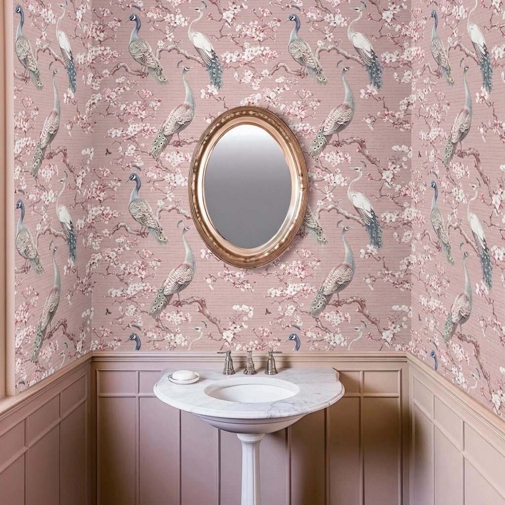 Naomi Faux Grasscloth Wallpaper - Painted Paper
