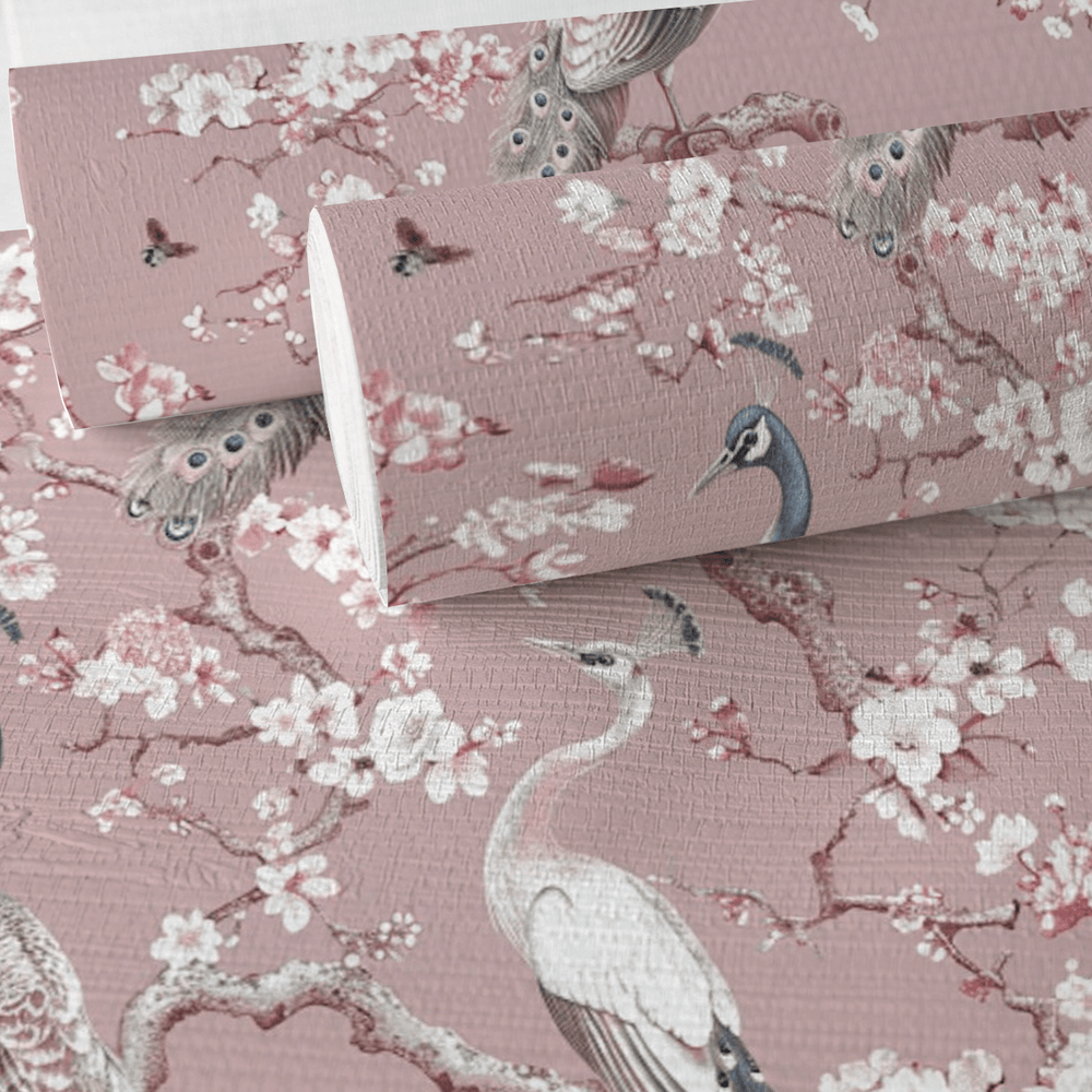 Naomi Faux Grasscloth Wallpaper - Painted Paper