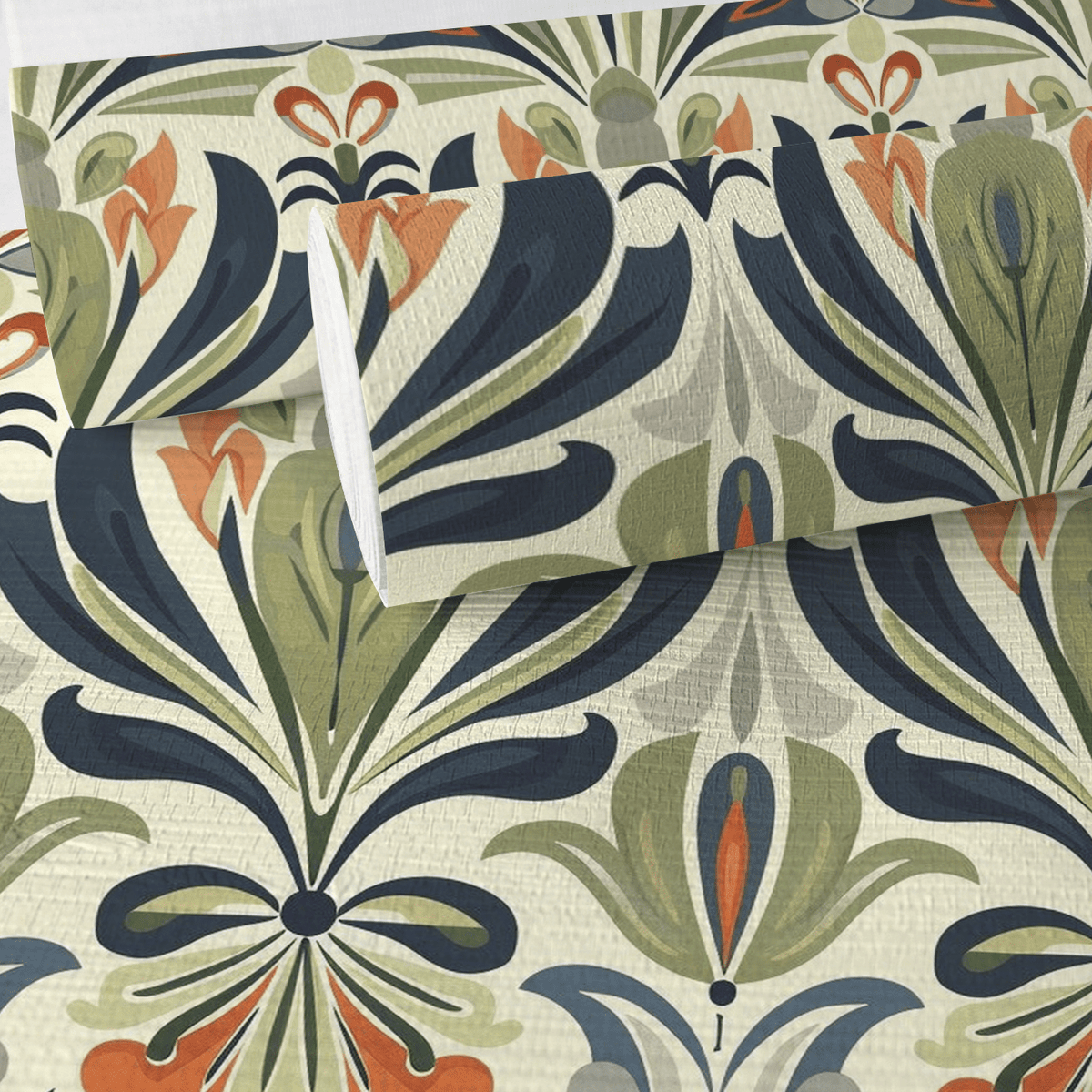 Nellie Faux Grasscloth Wallpaper - Painted Paper