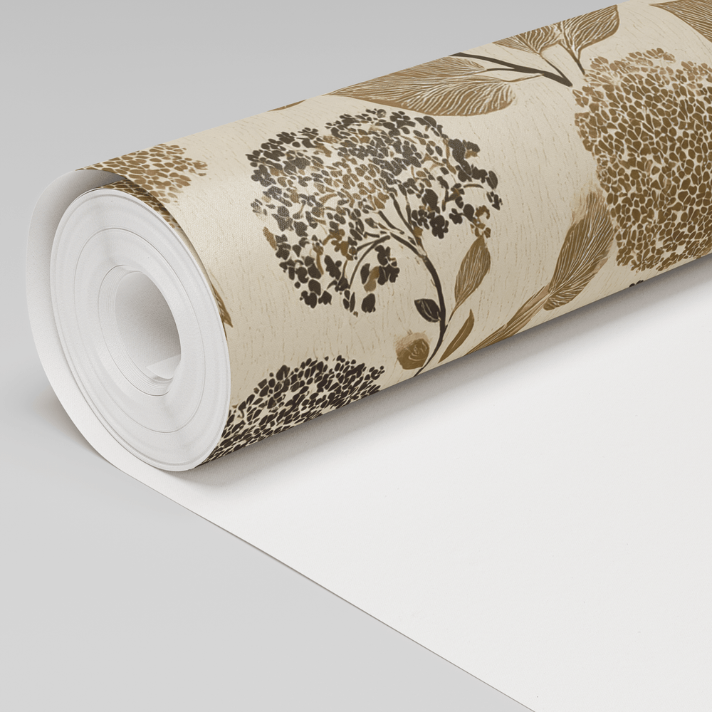Neutral Petals Wallpaper - Painted Paper