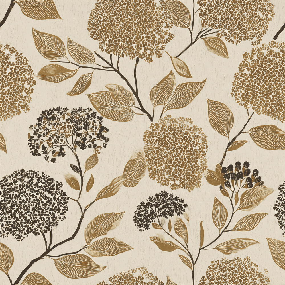 Neutral Petals Wallpaper - Painted Paper
