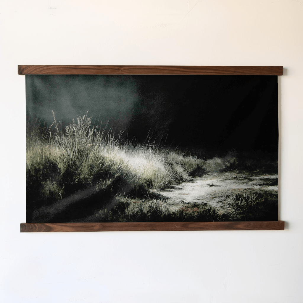 Night Meadow - Tapestry - Painted Paper
