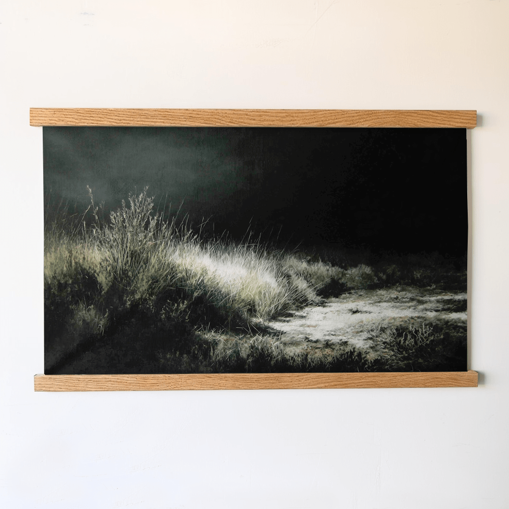 Night Meadow - Tapestry - Painted Paper